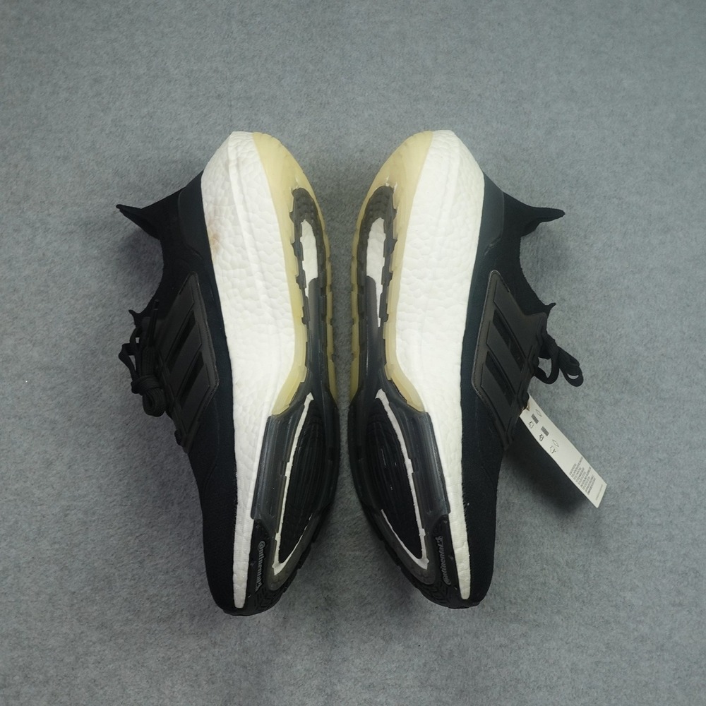 Adidas Ultraboost 21 Sneakers Women 11 Black Grey Running Shoes Primeknit - Picture 4 of 11